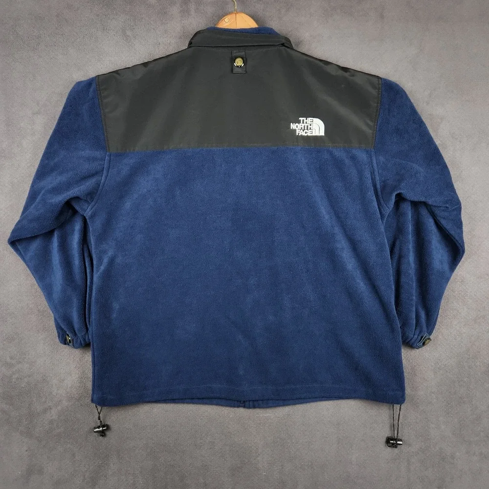 Vintage The North‎ Face Windstopper Fleece Jacket Mens large Blue Black Full Zip